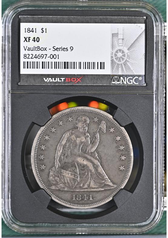 1841 $1 NGC XF40 FRONT