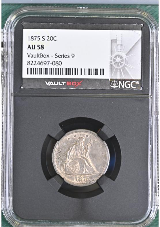 1875-S 20C NGC AU58 FRONT