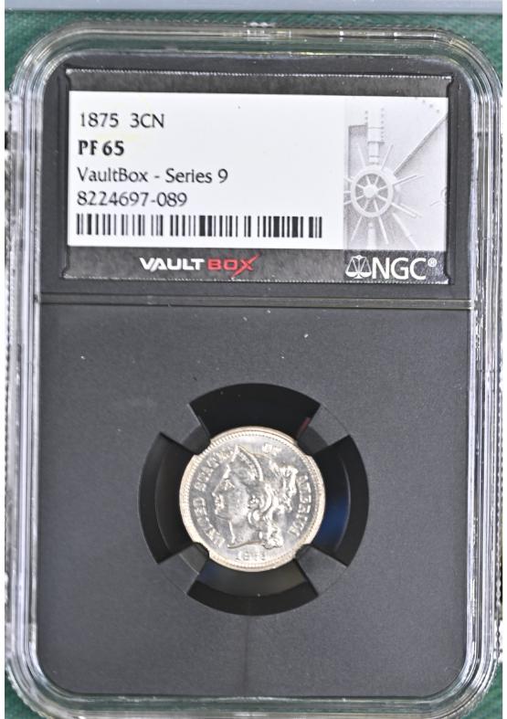 1875 3CN NGC PF65 FRONT