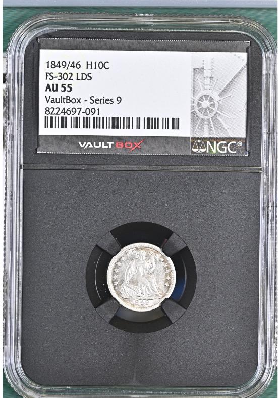 1849/46 FS-302 LDS H10C NGC AU55 FRONT