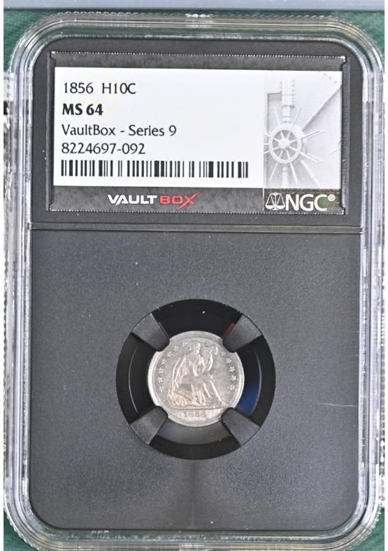 1856 H10C NGC MS64 FRONT