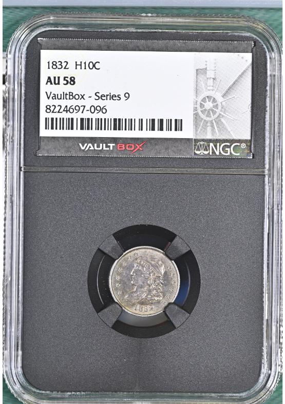 1832 H10C NGC AU58 FRONT