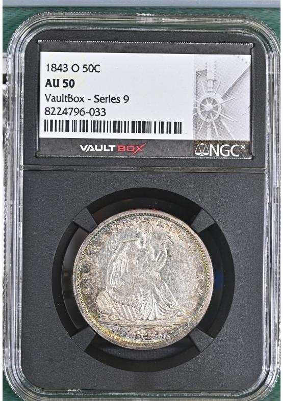 1843-O 50C NGC AU50 FRONT