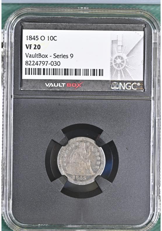 1845-O 10C NGC VF20 FRONT