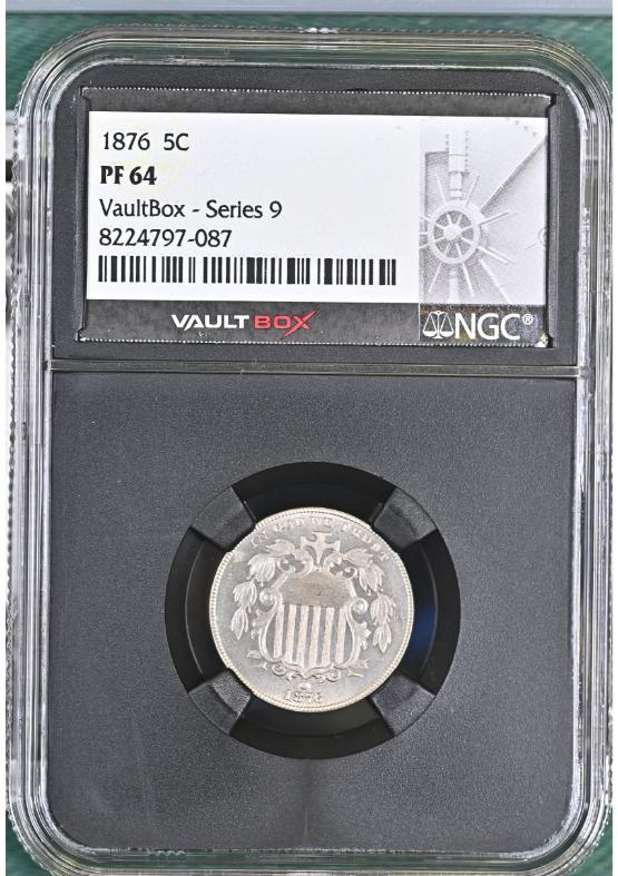 1876 5C NGC PF64 FRONT