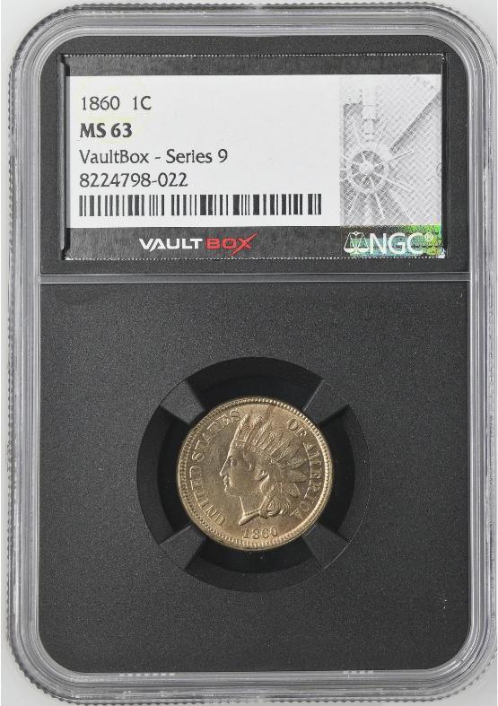 1860 1C NGC MS63 FRONT