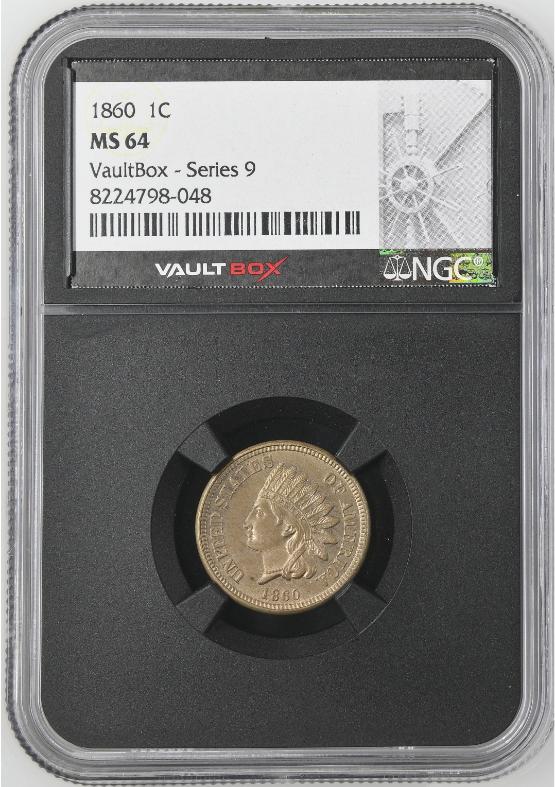 1860 1C NGC MS64 FRONT