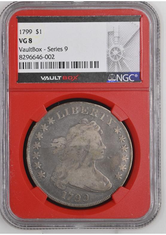 1799 $1 NGC VG8 FRONT