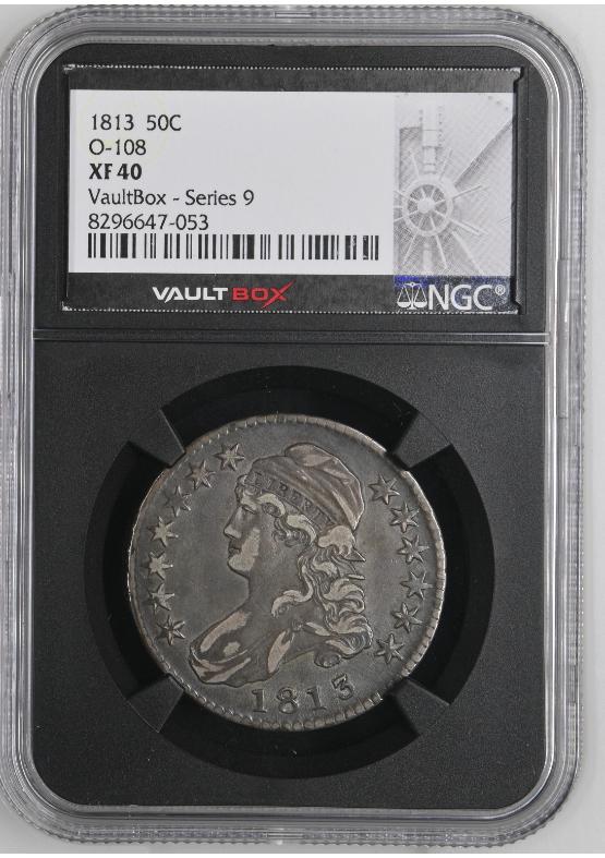 1813 50C NGC XF40 FRONT