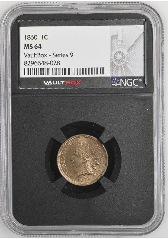 1860 1C NGC MS64 FRONT