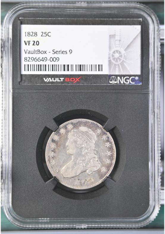 1828 25C NGC VF20 FRONT