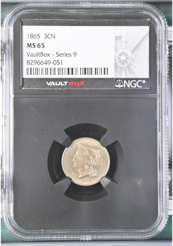 1865 3CN NGC MS65 FRONT