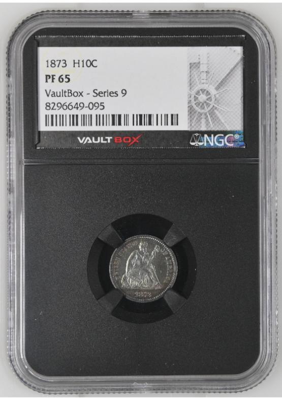 1873 H10C NGC PF65 FRONT