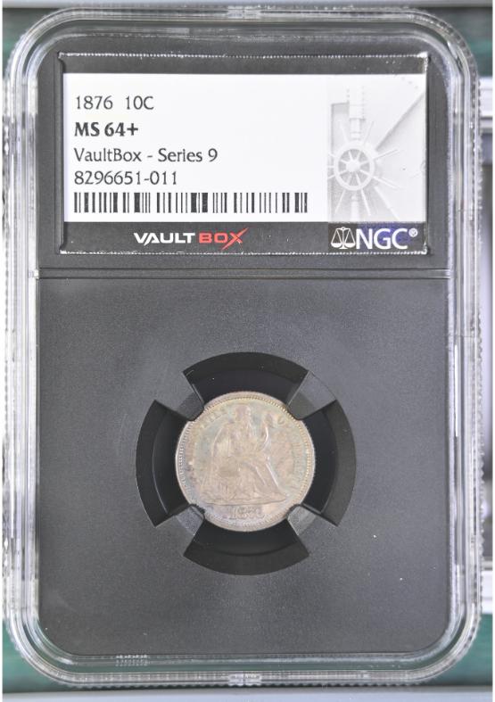 1876 10C NGC MS64+ FRONT