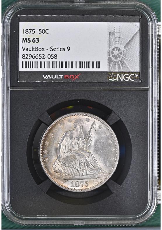1875 50C NGC MS63 FRONT