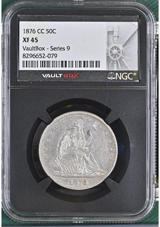 1876-CC 50C NGC XF45 FRONT