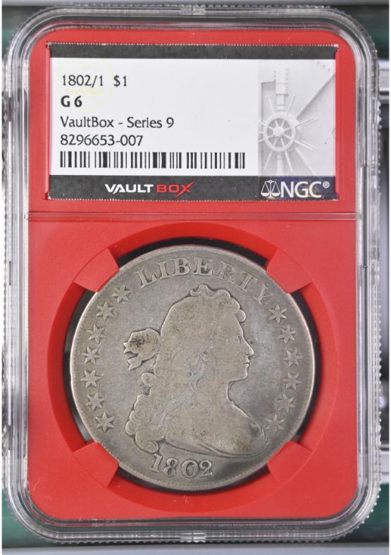 1802/1 $1 NGC G6 FRONT