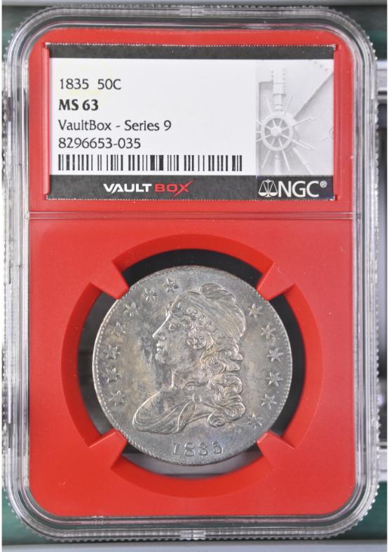 1835 50C NGC MS63 FRONT