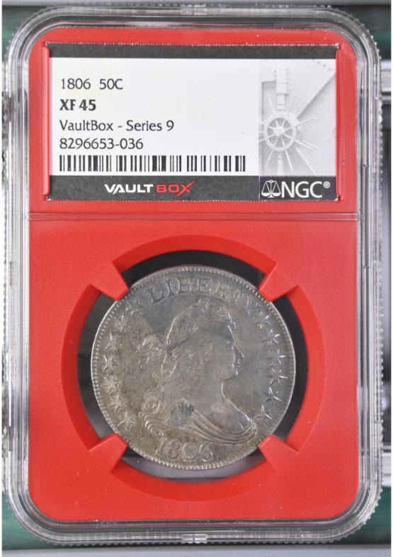 1806 50C NGC XF45 FRONT