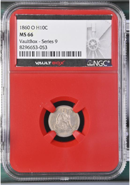 1860-O H10C NGC MS66 FRONT