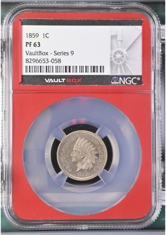 1859 1C NGC PF63 FRONT