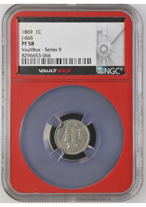 1869 J-666 1C NGC PF58 FRONT