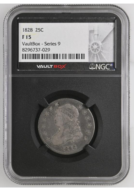 1828 25C NGC F15 FRONT