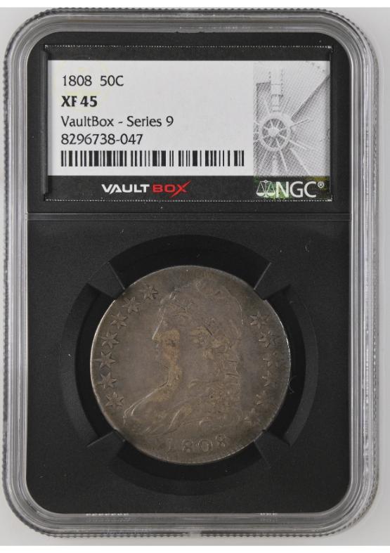 1808 50C NGC XF45 FRONT
