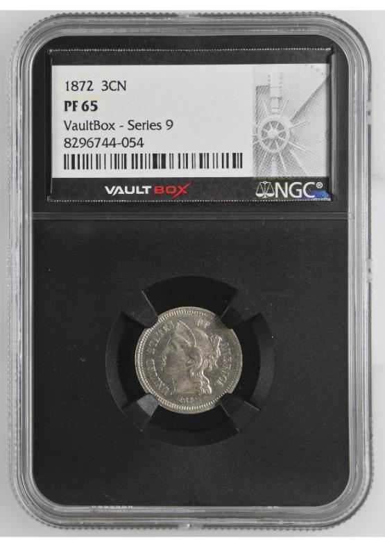 1872 3CN NGC PF65 FRONT