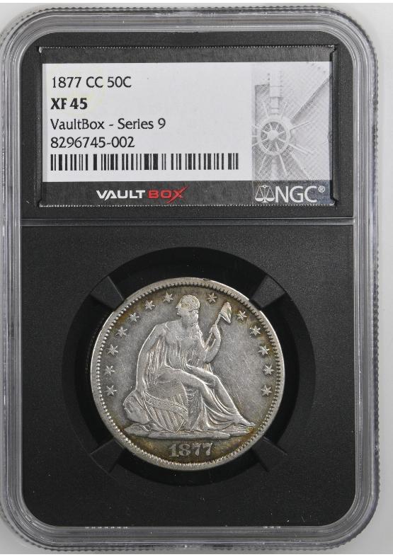 1877-CC 50C NGC XF45 FRONT