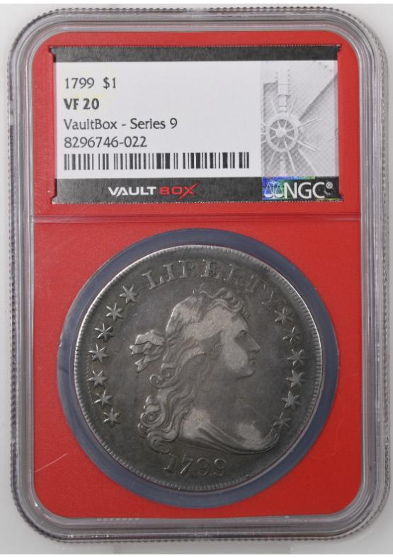 1799 $1 NGC VF20 FRONT
