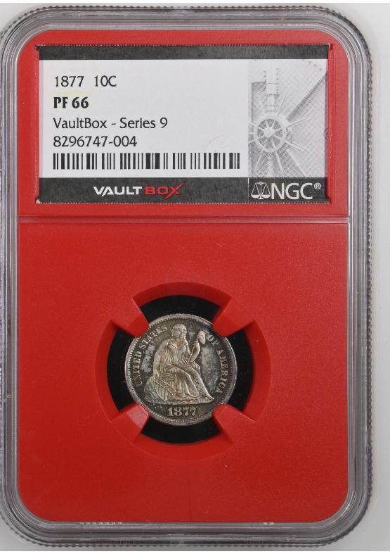 1877 10C NGC PF66 FRONT