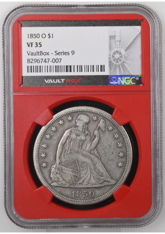 1850-O $1 NGC VF35 FRONT