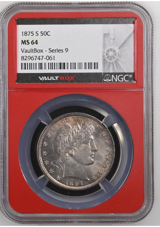 1875-S 50C NGC MS64 FRONT