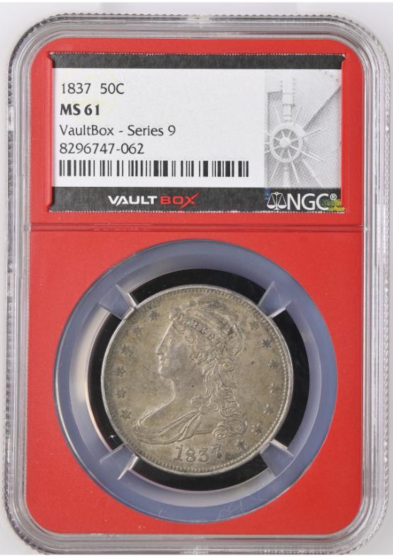 1837 50C NGC MS61 FRONT
