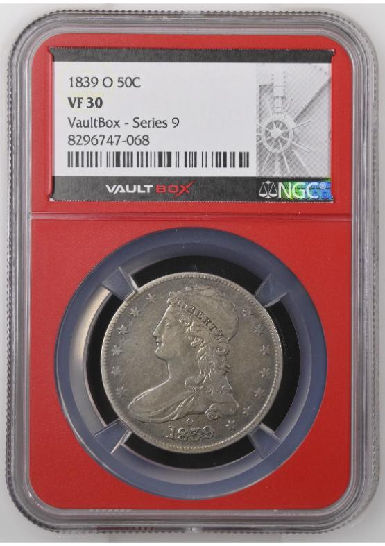 1839-O 50C NGC VF30 FRONT