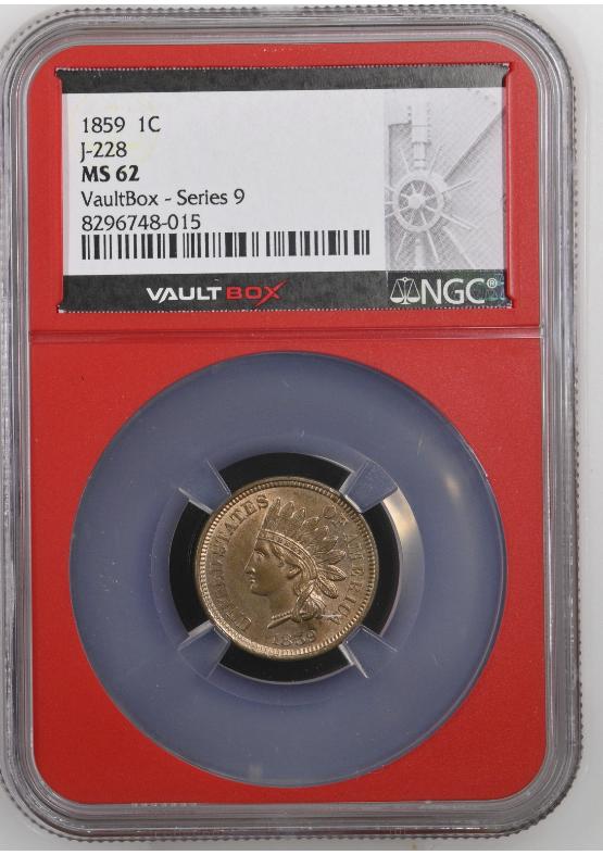 1859 J-228 1C NGC MS62 FRONT