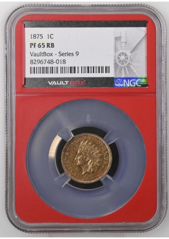1875 1C NGC PF65RB FRONT