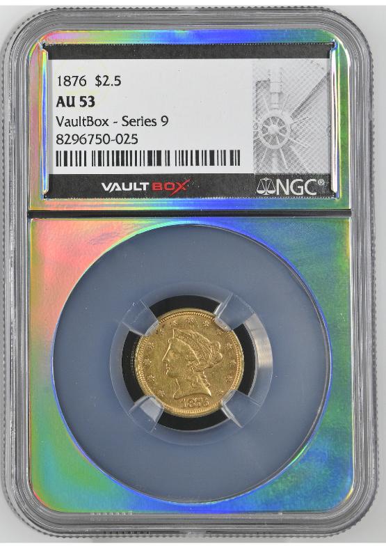 1876 G$2.5 NGC AU53 FRONT