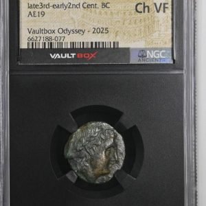 AETOLIAN LEAGUE LATE3RD-EARLY2ND CENT. BC AE19 NGC CH VF  FRONT