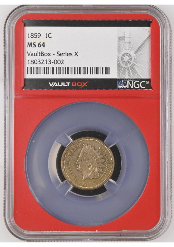 1859 1C NGC MS64 FRONT