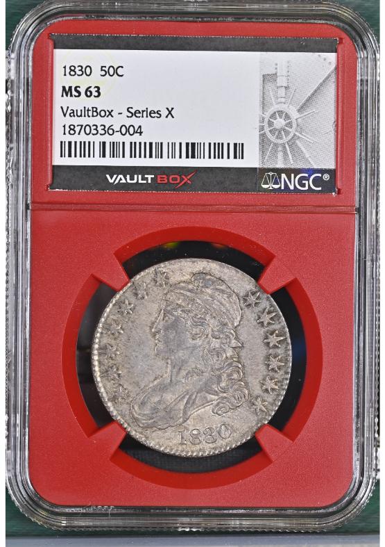 1830 50C NGC MS63 FRONT