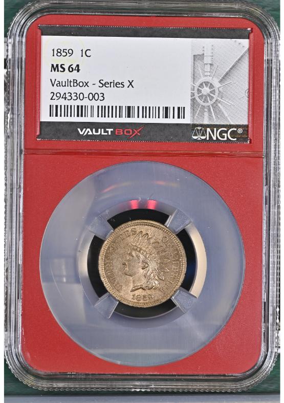 1859 1C NGC MS64 FRONT