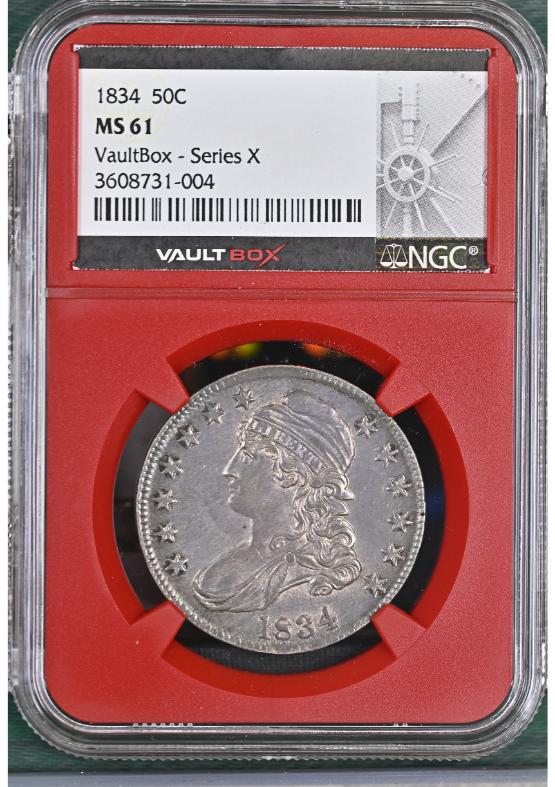 1834 50C NGC MS61 FRONT