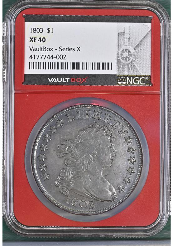 1803 $1 NGC XF40 FRONT
