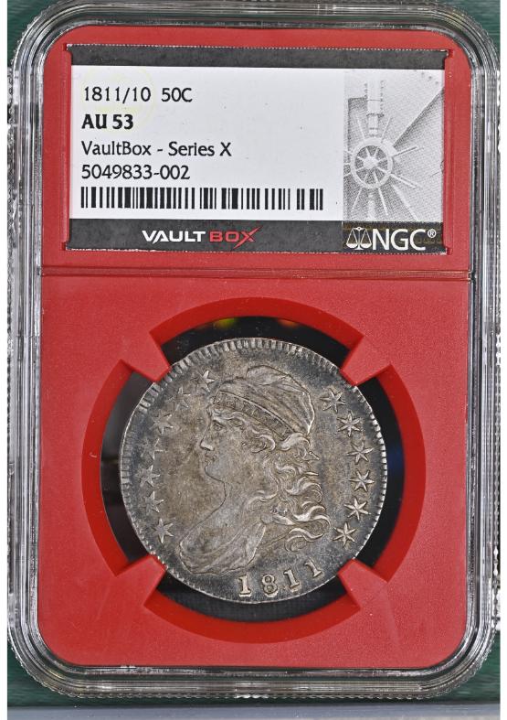 1811/10 50C NGC AU53 FRONT