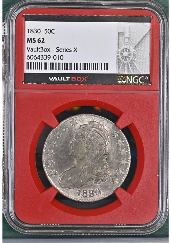 1830 50C NGC MS62 FRONT