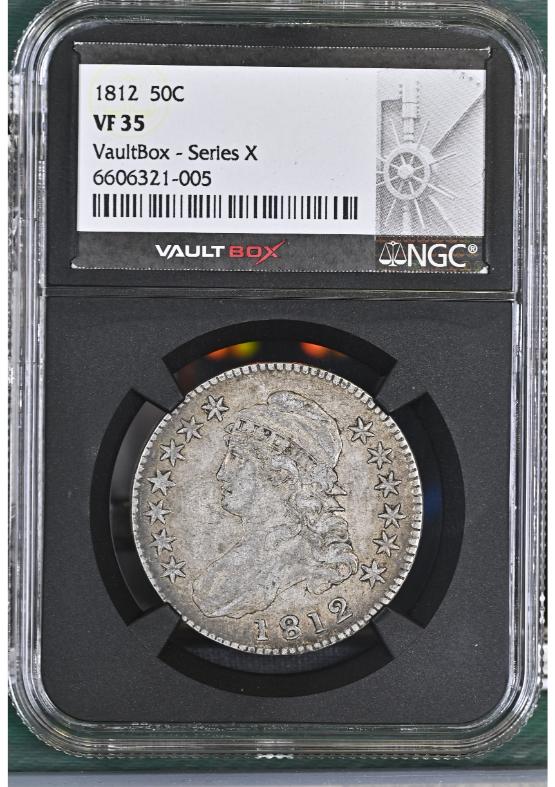 1812 50C NGC VF35 FRONT