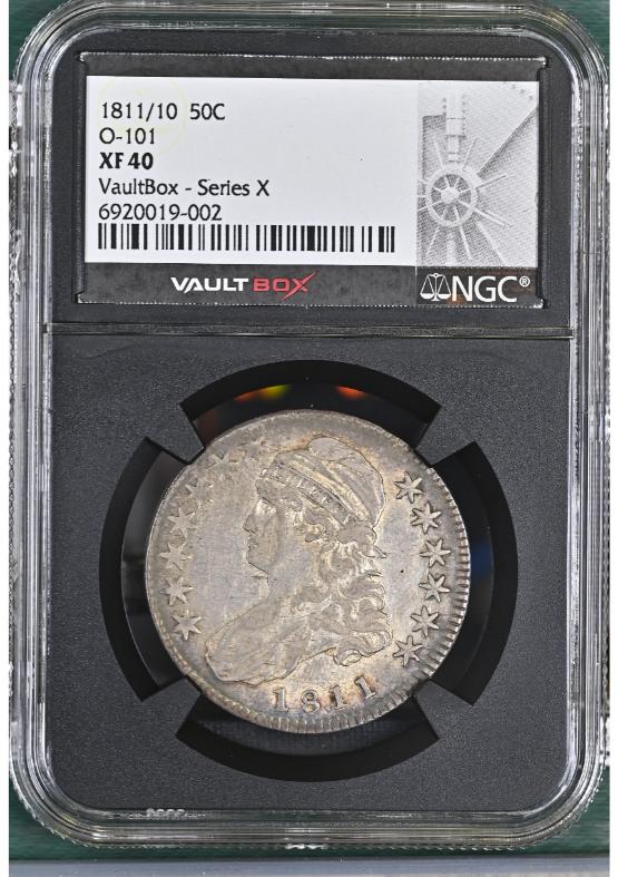 1811/10 50C O-101 NGC XF40 FRONT