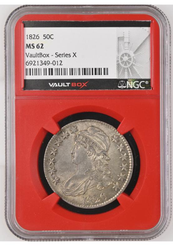 1826 50C NGC MS62 FRONT